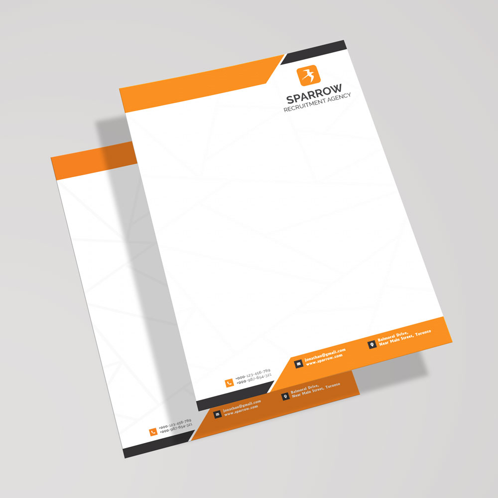 Professional Corporate Letterhead Printing in Doha, Qatar