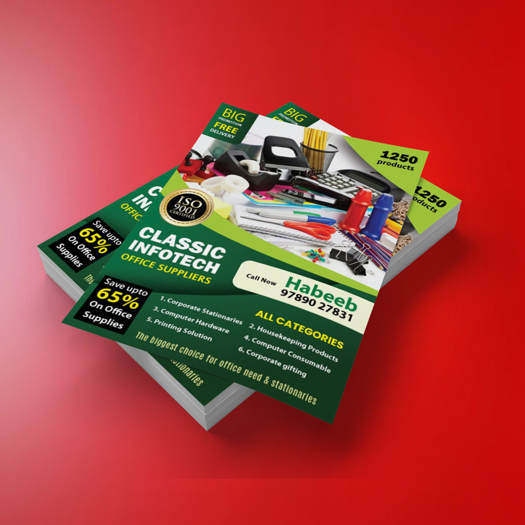 Professional Flyer Printing Services in Doha, Qatar