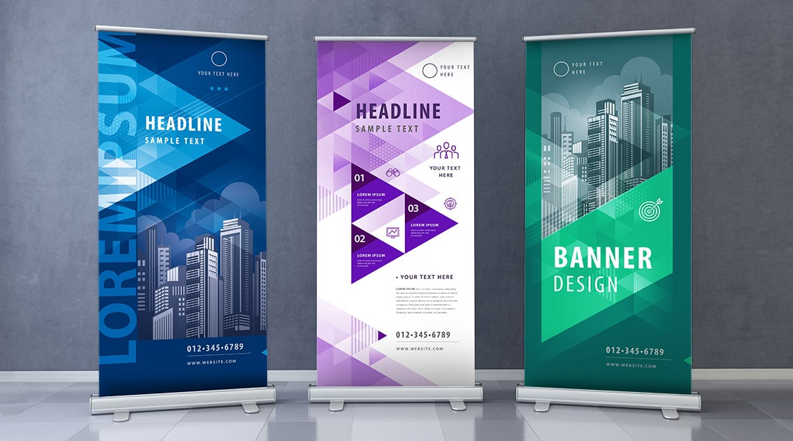Premium Roll Up Banner Stands in Doha, Qatar